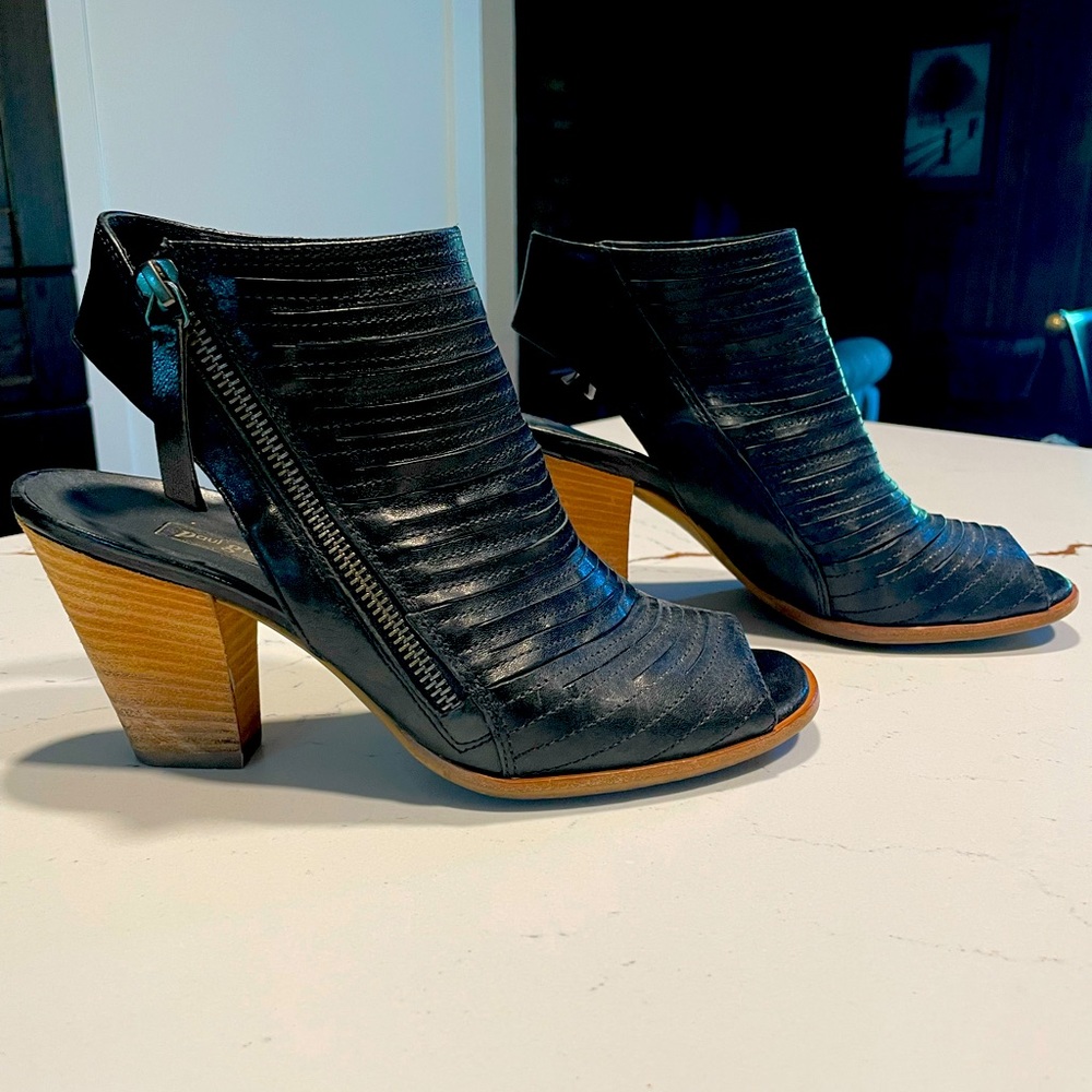 Paul Green Black Booties US 8.5